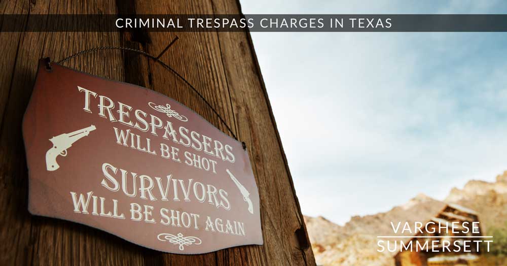 criminal trespass charges in | Varghese Summersett Anti-trespasser sign saying trespassers will be shot