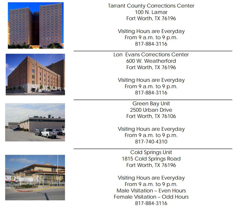 tarrant county jail facilities